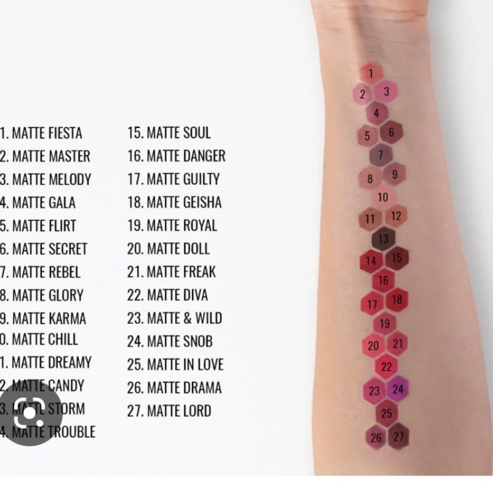 🍭💕Il Makiage Matte Fiesta Infinity Longwear Matte Lip Cream